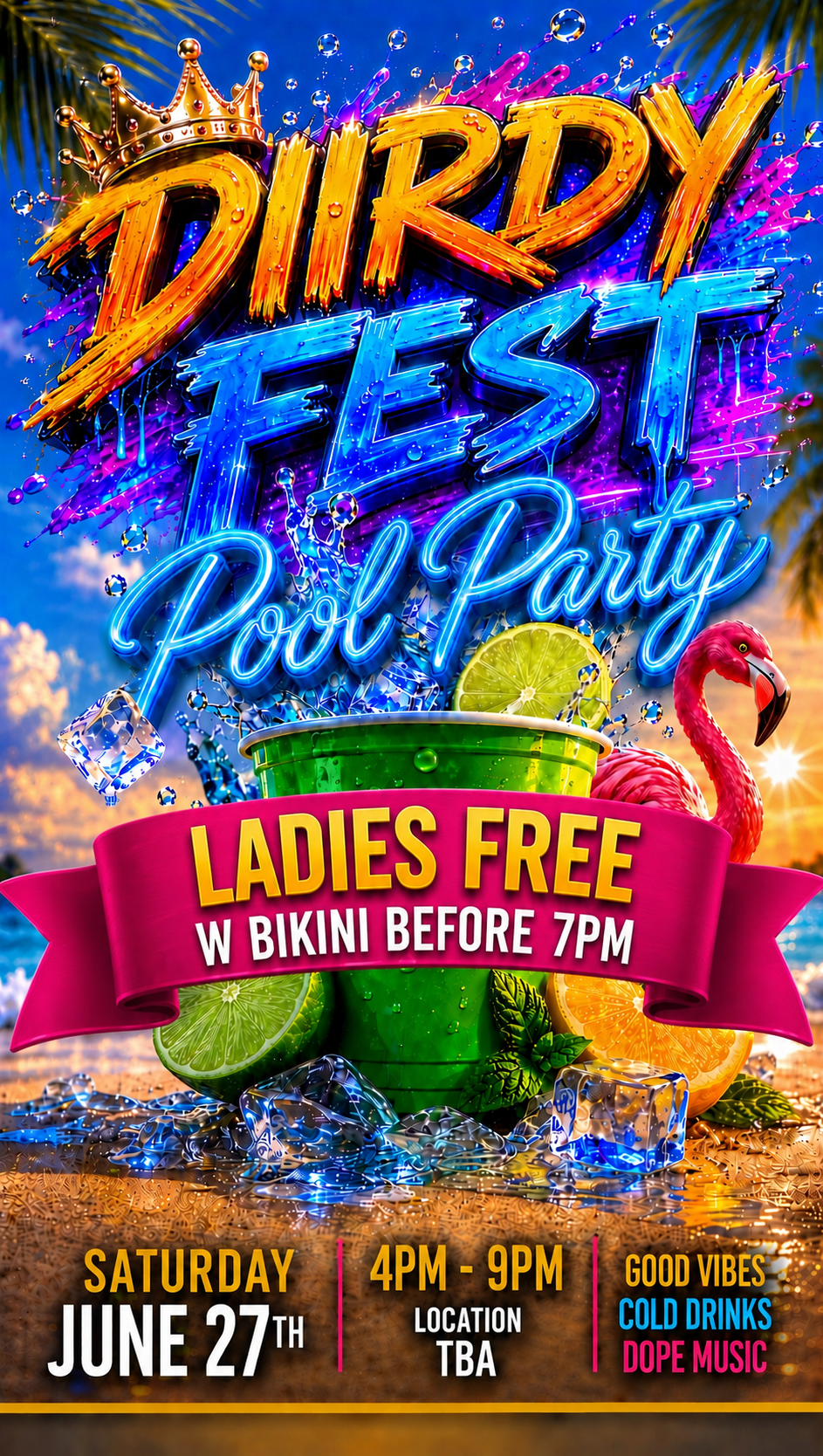 Diirdy Fest Ladies Ticket